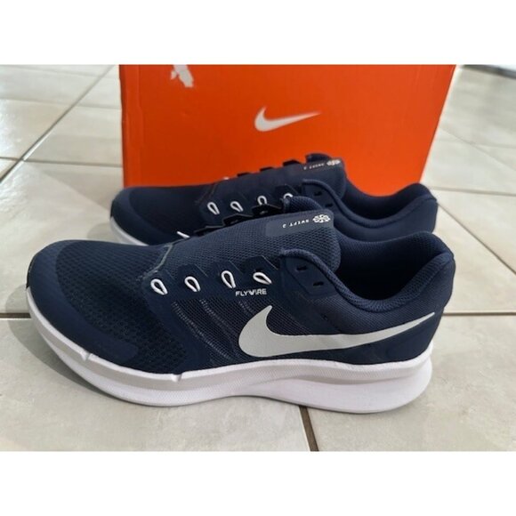 Nike RunSwift 3 Modnight Navy Blue Flywire DR2695-401 Running Sneakers 9.5 SEE main image 5